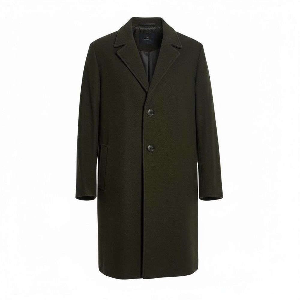 Old Navy Soft Brushed Oversized Single Breasted Overcoat Jacket Green Size XL
